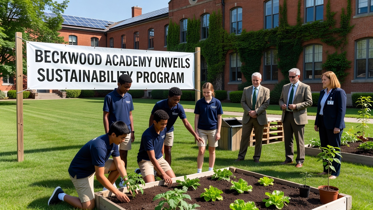 Beckwood Academy Unveils Sustainability Program